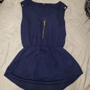 NWOT Navy Blue tank blouse